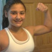 Teen muscle girl Gymnast Nikki